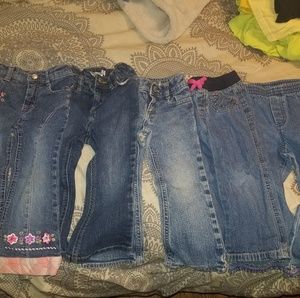 Lot of toddler girl jeans, size 24 mo/2t